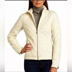 Prana Diva Women's Cream Quilted Fleece Lined Sherpa Jacket, Size L, NWOT